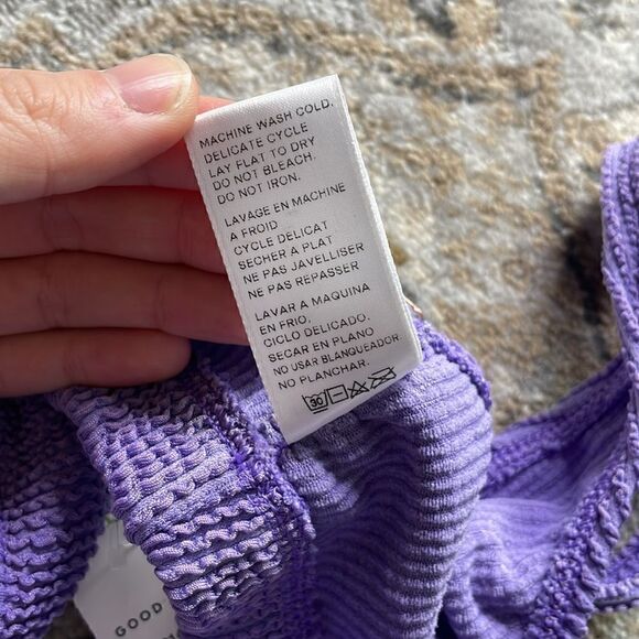 NWT GOOD AMERICAN Always Fits Scoop Swim Top - Picture 6 of 8